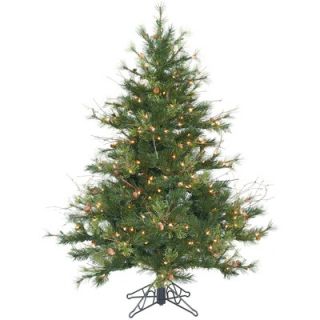 Vickerman Mixed Country Pine 4.5 Artificial Christmas Tree with Clear