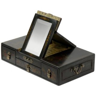 Oriental Furniture Jewelry Box with Mirror