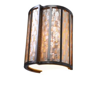 Varaluz Affinity Sustainable One Light Sconce in New Bronze