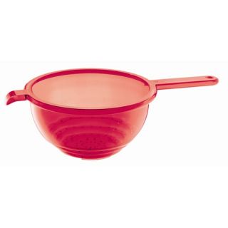 Guzzini Latina Colander with Handle in Red  