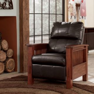 Signature Design by Ashley Caro High Leg Faux Leather Recliner