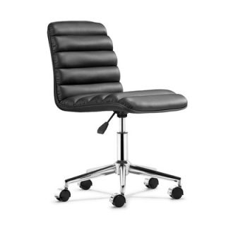 dCOR design Mid Back Leather Admire Leatherette Office Chair