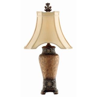 Stein World Antique Copper Carved Vase Table Lamp (Set of 2)