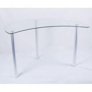 Tier One Designs Corner Computer Desk with Glass Top