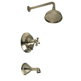 Diverter Tub/Shower Faucet Trim Set with Cross Handle