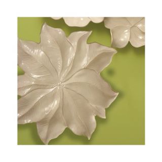 Global Views Magnolia Large Platter Decorative Accent in Ivory   3