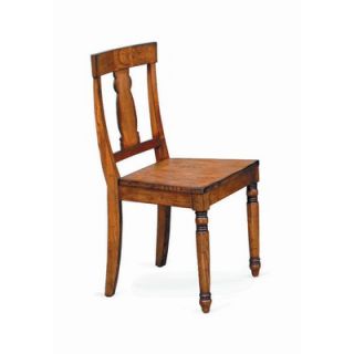 Lifestyle California Tuscany Side Chair with Fiddle Back in Distressed