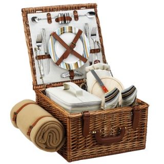 Picnic At Ascot Cheshire Basket for Two with Blanket in Santa Cruz