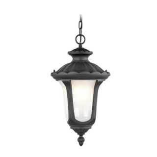 Livex Lighting Oxford Outdoor Hanging Lantern in Black   7654 04