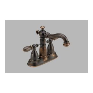  Centerset Bathroom Faucet with Double Lever Handles   2555LF 216
