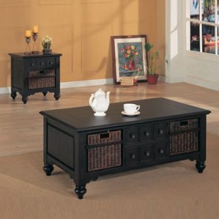 Wildon Home ® Berkeley Coffee Table Set in Black   81158Tfs