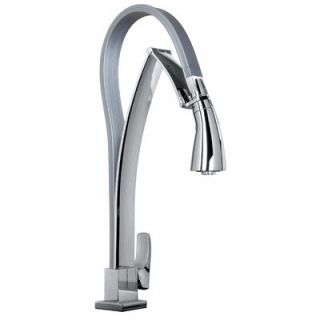 Jewel Faucets J25 Kitchen Series Single Hole Kitchen Faucet with Dual