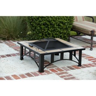 Fire Sense Tuscan Tile Mission Style Fire Pit Table