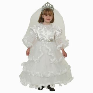  Up America Deluxe Fancy White Bride Dress Childrens Costume   221