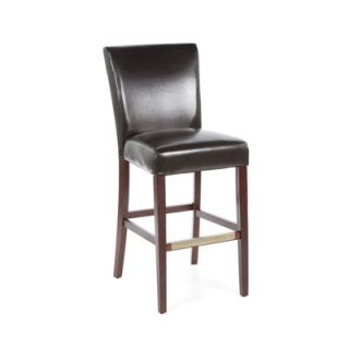 Powell Bonded Leather 30.25 Barstool in Brown