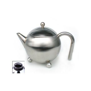 Cuisinox 30 Oz Footed Teapot with Infuser in Satin