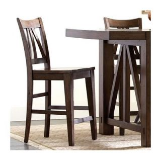 Riverside Furniture Castlewood Counter Stool in Warm Tobacco