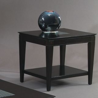 Bassett Mirror Mocchiato End Table in Dark Cappuccino   T1216 200