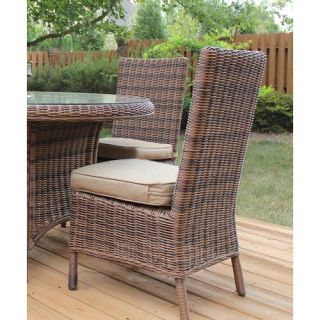 South Sea Rattan Pacifica Wicker Loveseat with Cushions