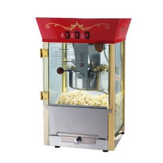 Great Northern Popcorn Matinee Movie Antique Popcorn Machine in Red