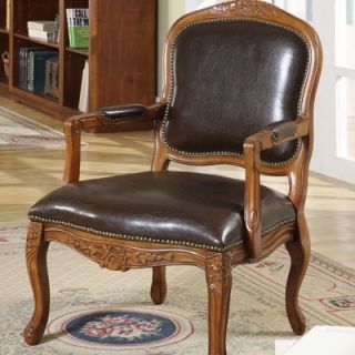 Williams Import Co. Napoleon Bicast Leather Arm Chair