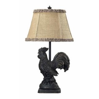 Sterling Industries Rooster Table Lamp in Braysford Black   93 91391