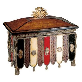 Minka Ambience Decorative Box in Belcaro Walnut with Color Accents
