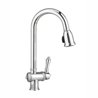 Jado Victorian Single Handle Single Hole Kitchen Faucet with Hand