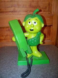 1984 Jolly Green Giant Vegetables Little Green Sprout Telephone