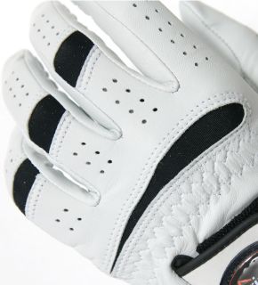 New Man Golf Gloves Leather Left Hand White Free SHIP