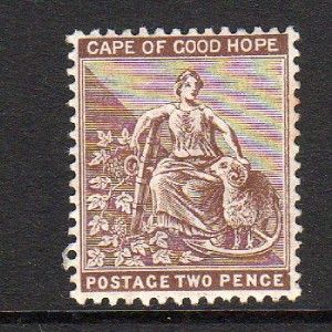 Cape of Good Hope 2 Pence Stamp Mounted Mint