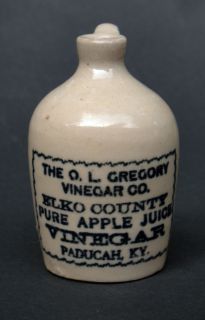 Gregory Mini Vinegar Jug Paducah Kentucky