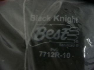 best glove co 7712r 10 black knight rubber gloves 12