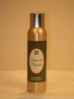 aromatique orange evergreen room spray 3oz  12