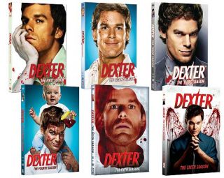 Dexter Seasons 1 6 (DVD, 2012, 24 Disc Set) Seasons 1,2,3,4,5,6