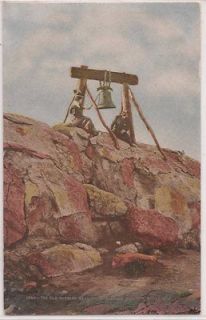  California Postcard Mt Rubidoux   Mission Bell View c1910s Unused