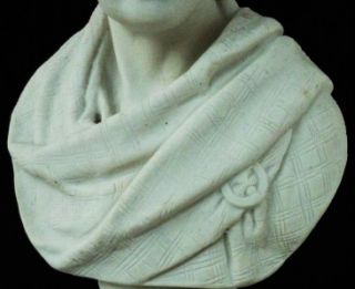 Goss Miniature Parian Bust of Sir Walter Scott Printed Mark 1862 1891