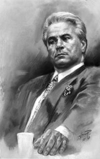 John Gotti Giclee Print on Gallery Wrapped Canvas by Star