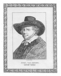 Thomas Girtin Portrait of John Van Goyen Etching