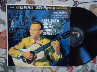  Hank Snow Sings Jimmie Rodgers LP 1960 VG VG