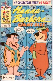 Hanna Barbera Giant Size 1992 1993 Harvey 1 VF NM Com