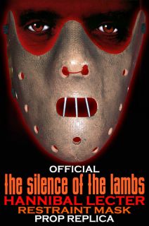 Official Silence of The Lambs Hannibal Lecter Restraint Mask Deluxe