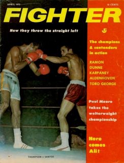 Hector Thompson Muhammad Ali Manny Santos Fighter 1973