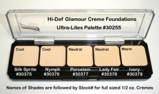 Graftobian HD Crème Foundation Palette Ultra Lite