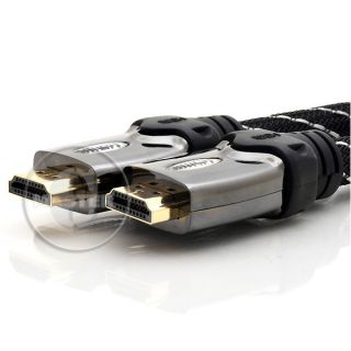  6FT 1080P 1.4 FULL HDTV HIGH SPEED GOLD HEAD HDMI CABLE FOR XBOX PS3