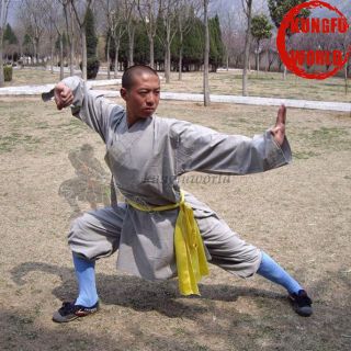 heavyweight cotton shaolin monk robe kung fu uniform~kungfu suit~tai