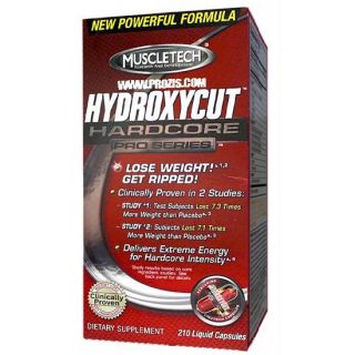 NEW MuscleTech Hydroxycut Hardcore Pro Series 210 Caps Free & Fast