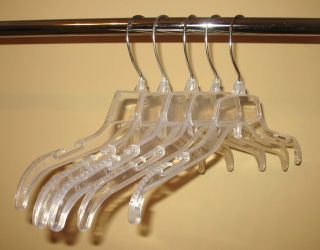 Clear Plastic Clothes Dress Hangers in More Option