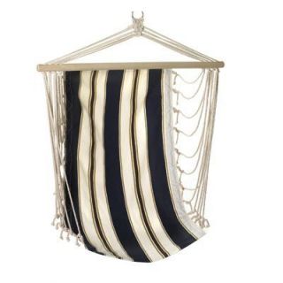 HANGING CHAIR SWING Patio deck boat den kids room 36x25x48 canvas rope