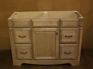 Grand Bay ByKraftmaid Bathroom Vanity Sink Base Cabinet 48 Granite Top
